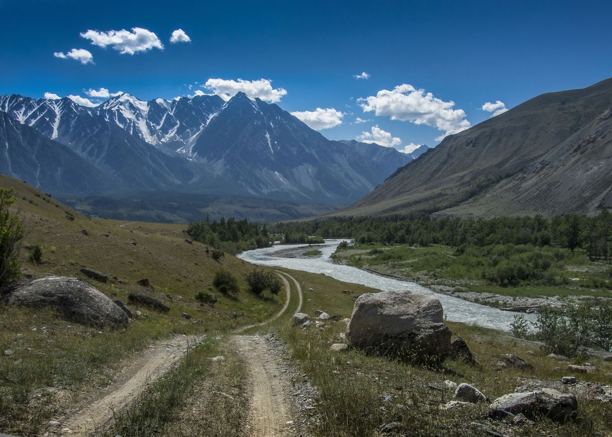 Река Карагем / The road to Karaghem river