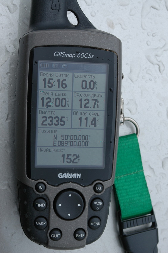 GPS readings