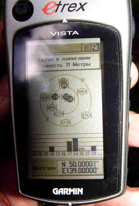 Крупный план GPS -- Close up of the GPS