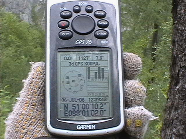 GPS reading