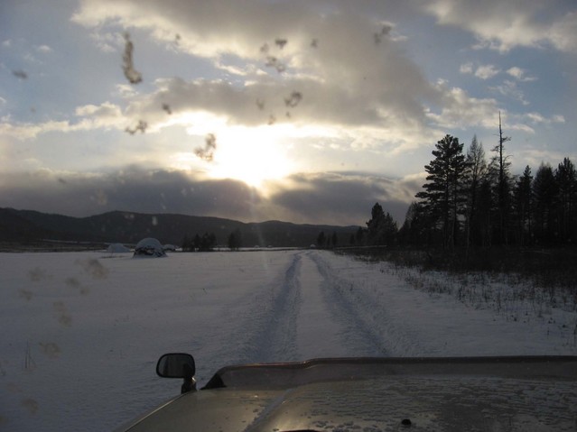 Выезд на трассу/The road towards federal route