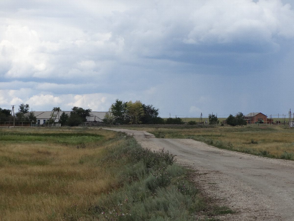 Village in a distance