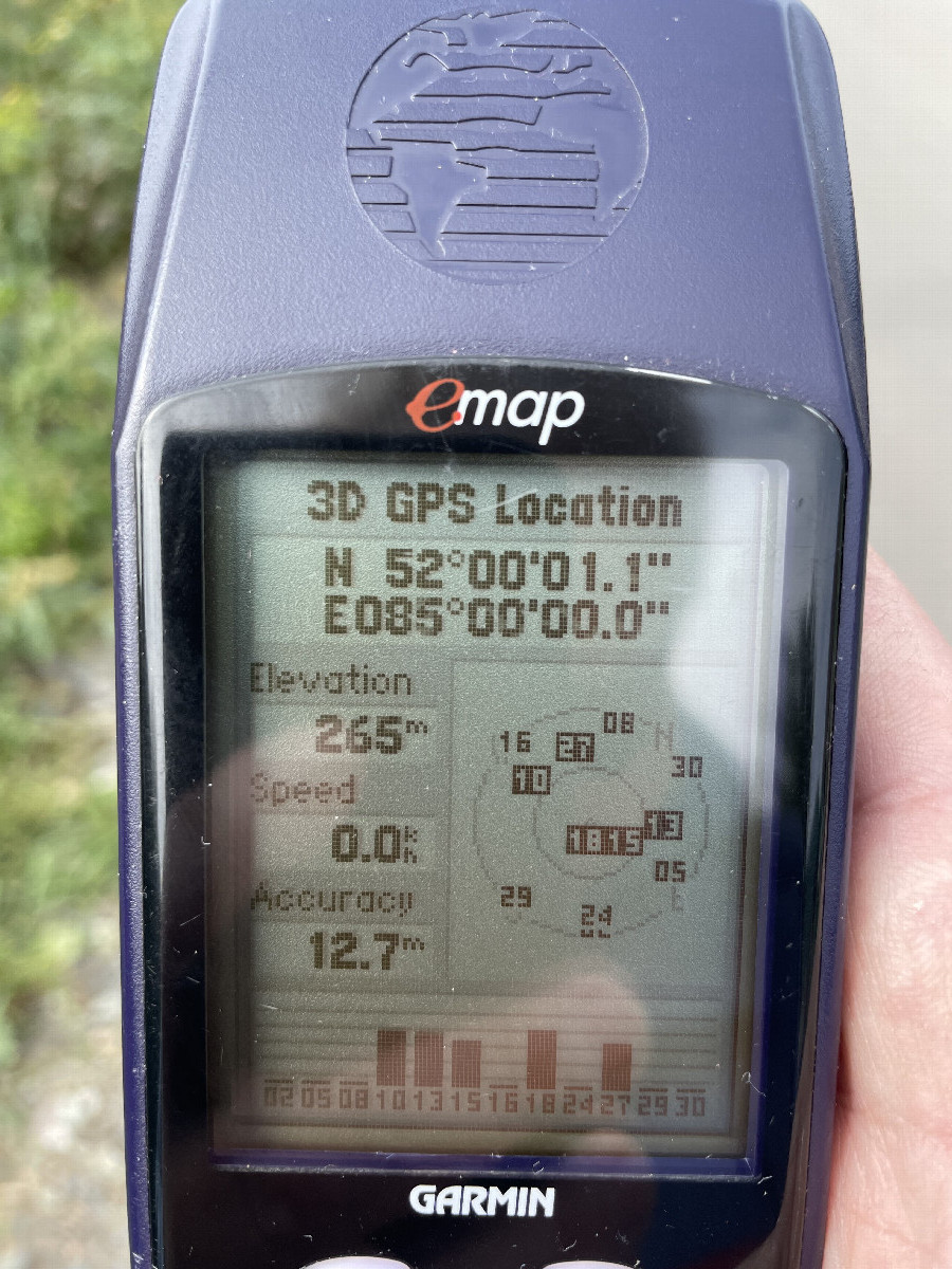 GPS reading