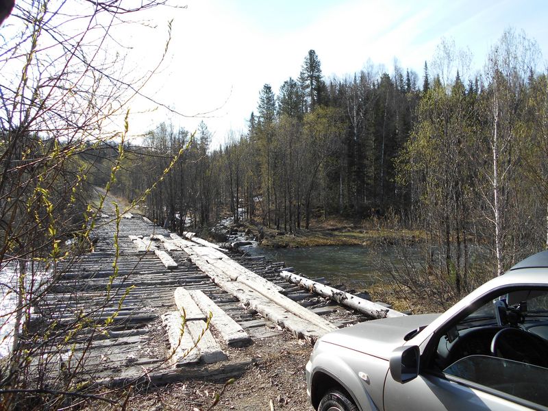 Мост через реку Байгол/The bridge over Baigol river