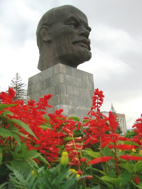 Lenin's head in Ulan-Ude