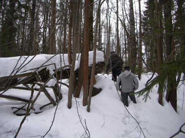 Crossing the ravines