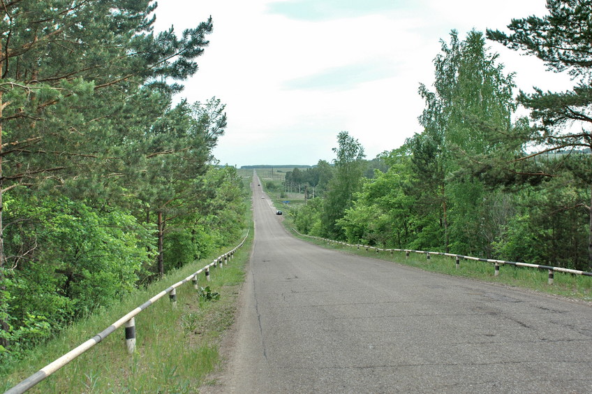 South view from the road