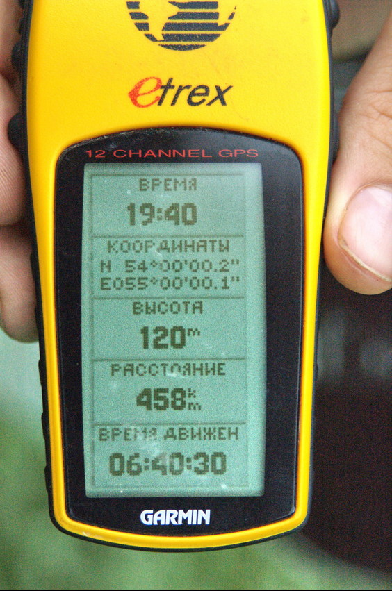 GPS reading