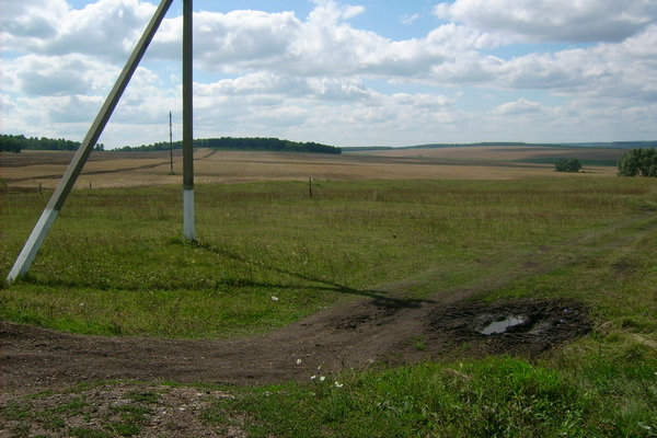 Farmer's track to the south