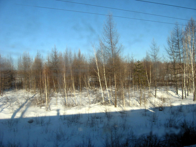 View to the confluence/Вид в сторону точки