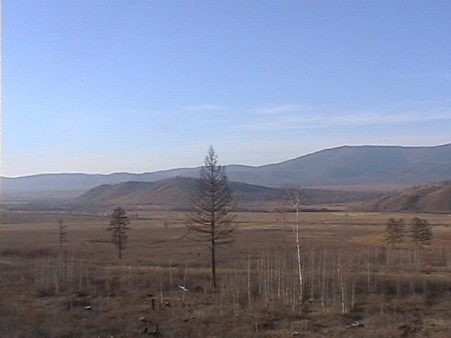 General view from the railway/Вид на пересечение от железной дороги