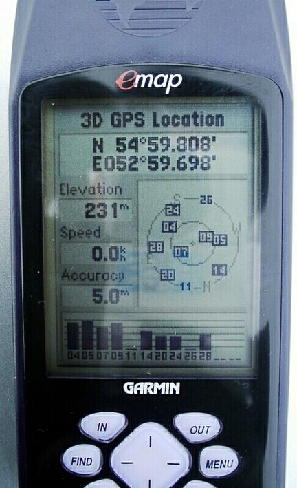 GPS screen