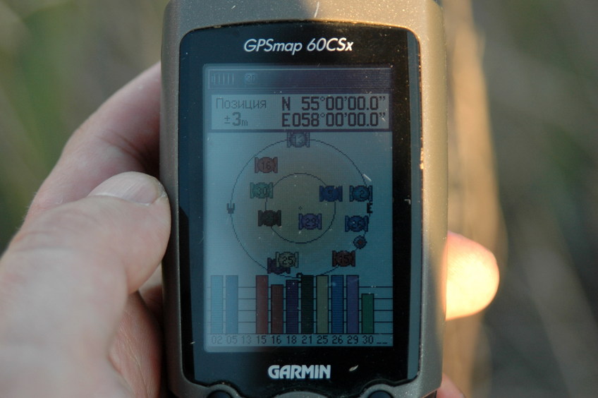 GPS reading