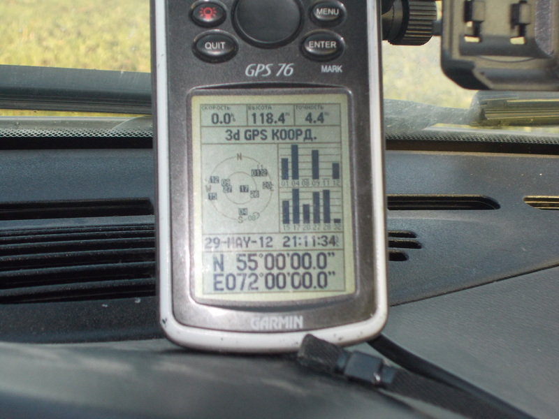 GPS reading