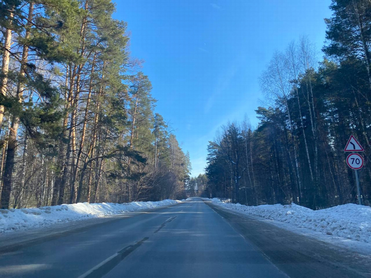 Highway near Zvenigovo