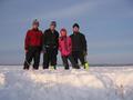 #7: The confluence's conquerors (from left: Ilia Yablonko, Artyom Sismekov, Larisa Korobeynikova, Roman Churakov) from the very confluence spot