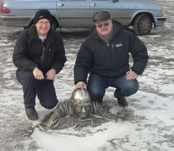 Street sculpture in Omsk