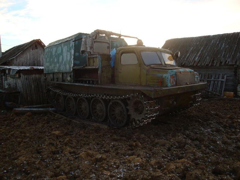 Охотничий вездеход / Hunters' tracked all-terrain vehicle