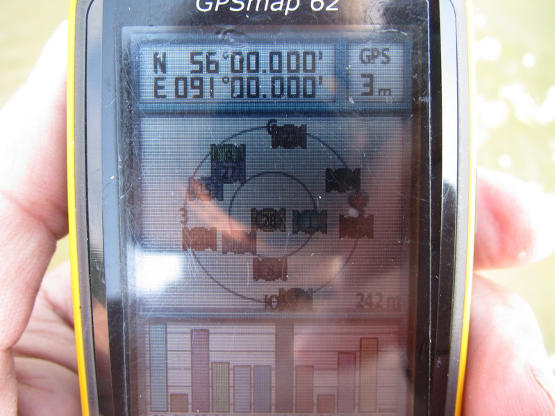 GPS reading