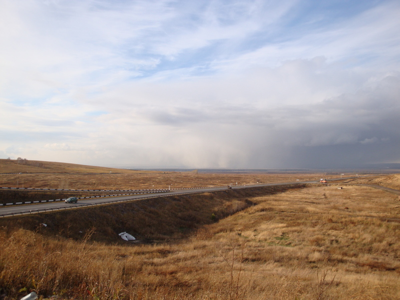 Near Krasnoyarsk/Перед Красноярском