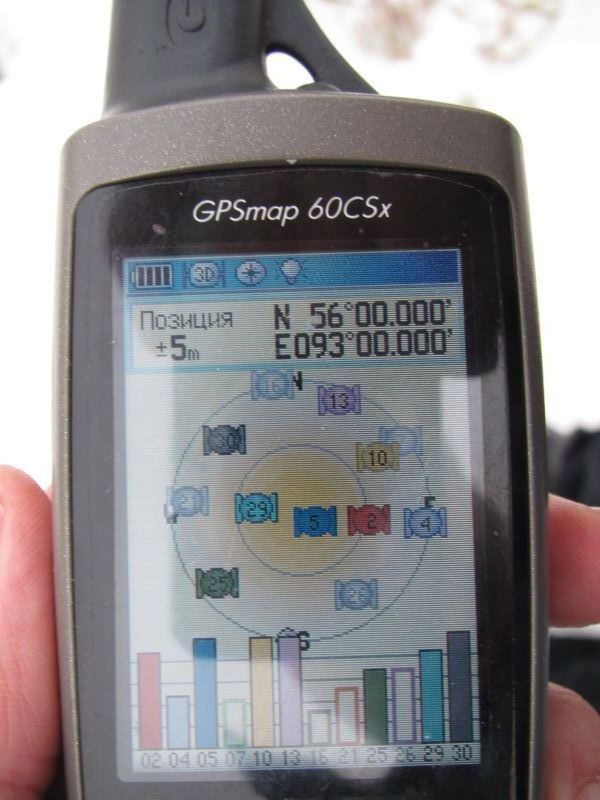 GPS reading