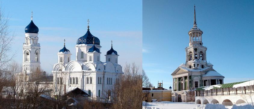 Borisoglebsky monastery in Torzhok sity.