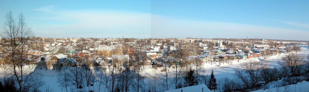 Panorama of Torzhok.