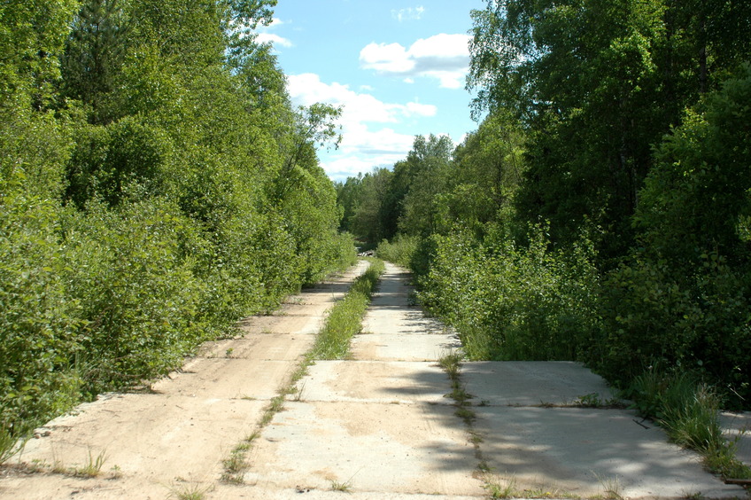 Concrete road / Бетонная дорожка