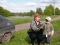 #7: My Son Mark, wife Olga and car near Point