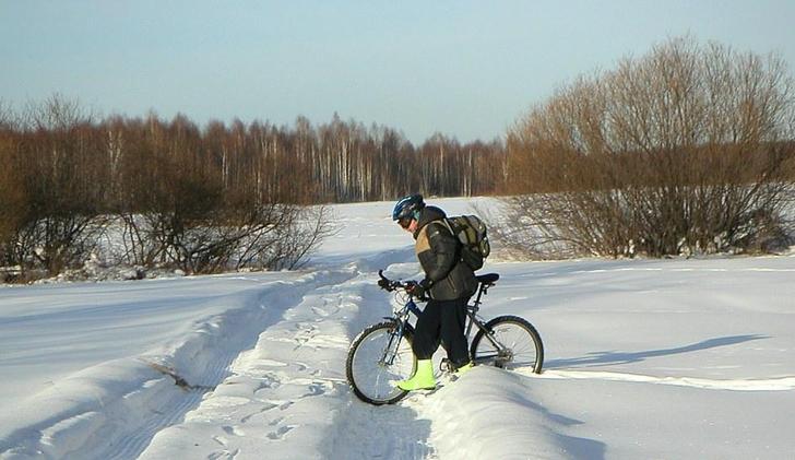 Дорога обратно. С этого момента поедем на велосипедах -- The road back.  From this moment we go by bicycle