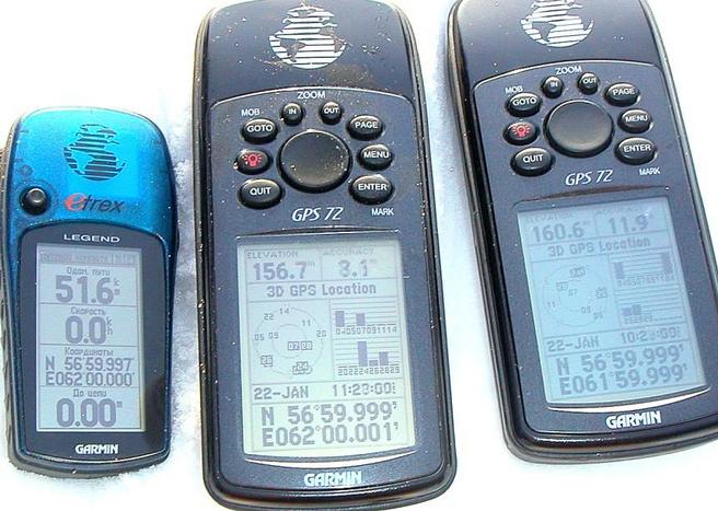 Garmin 72 & eTrex Legend