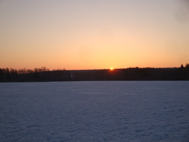 Первые лучи солнца / The first rays of the Sun