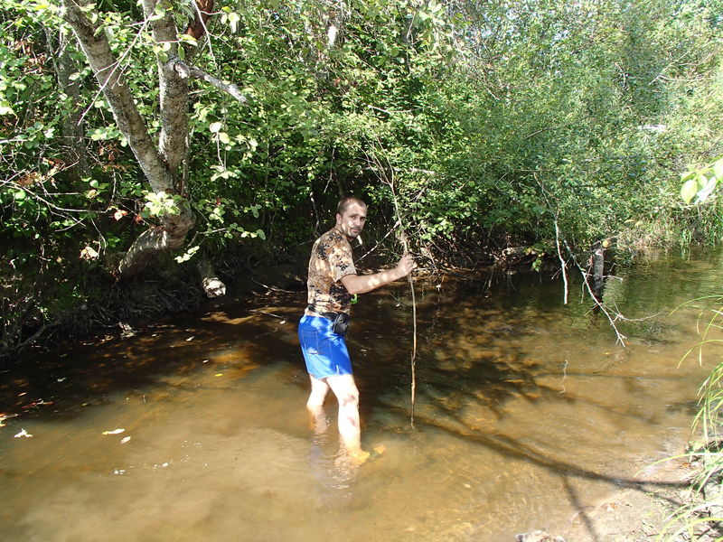 Wading through the Keb / Вброд через Кебь