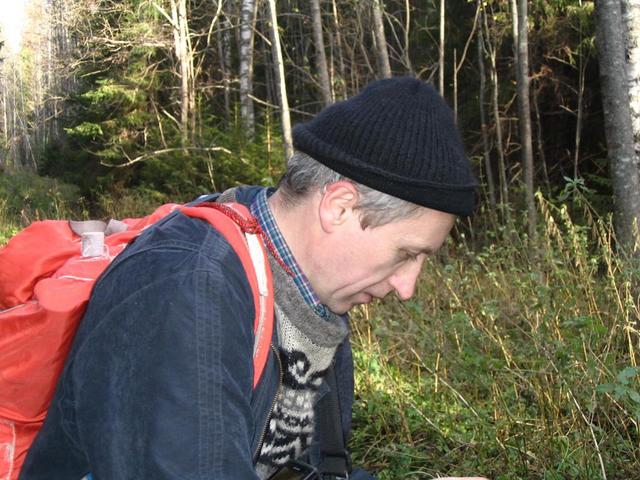 Alexander hiking to the Confluence Point