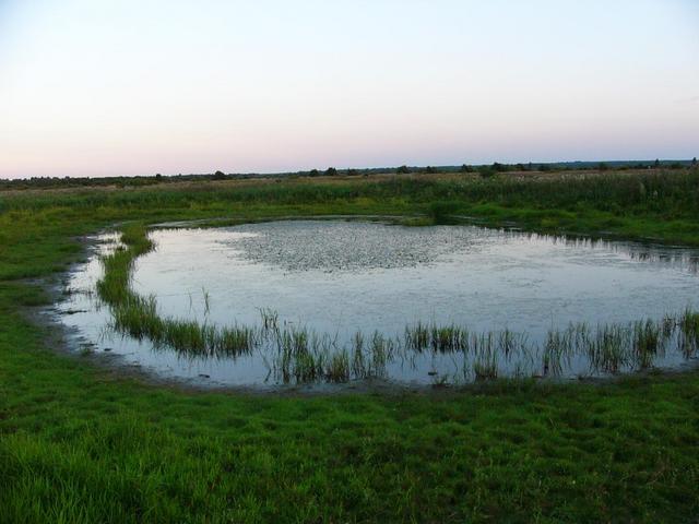 Озеро недалеко от точки | A lake close to the point