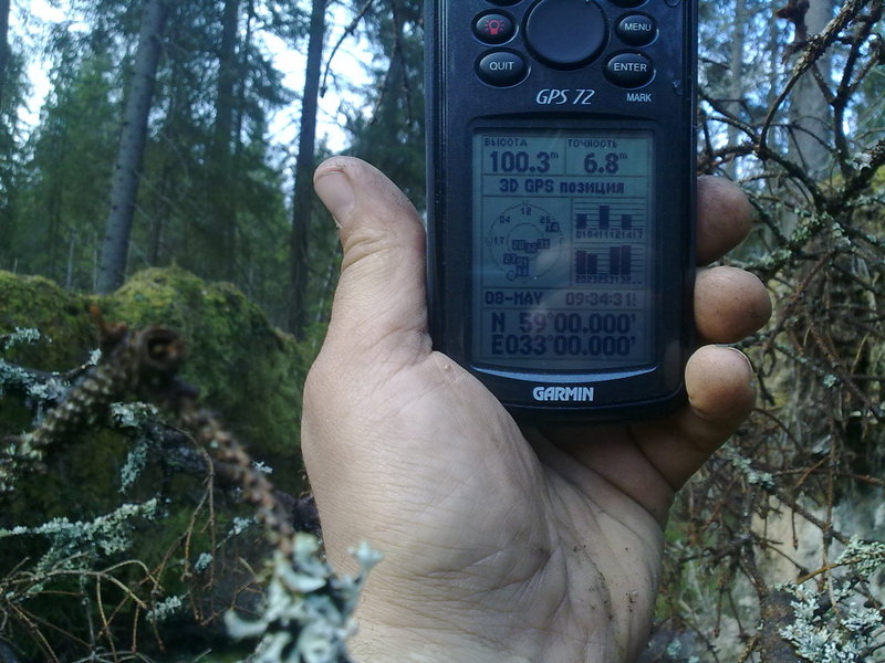 GPS reading