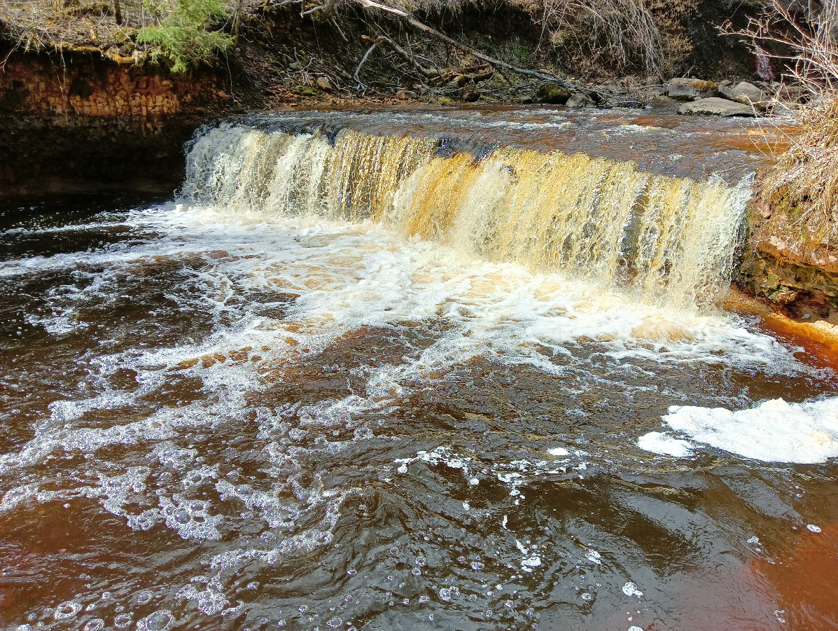 Waterfall on Priksha river