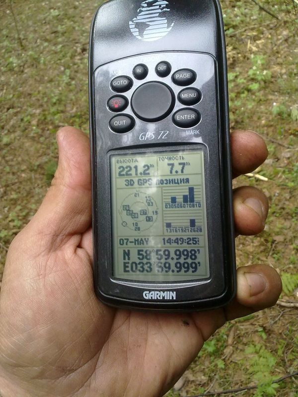 GPS reading