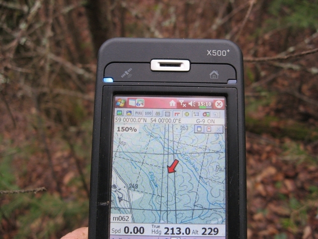 GPS reading