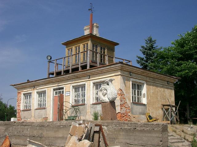 old abandoned naval observation ward