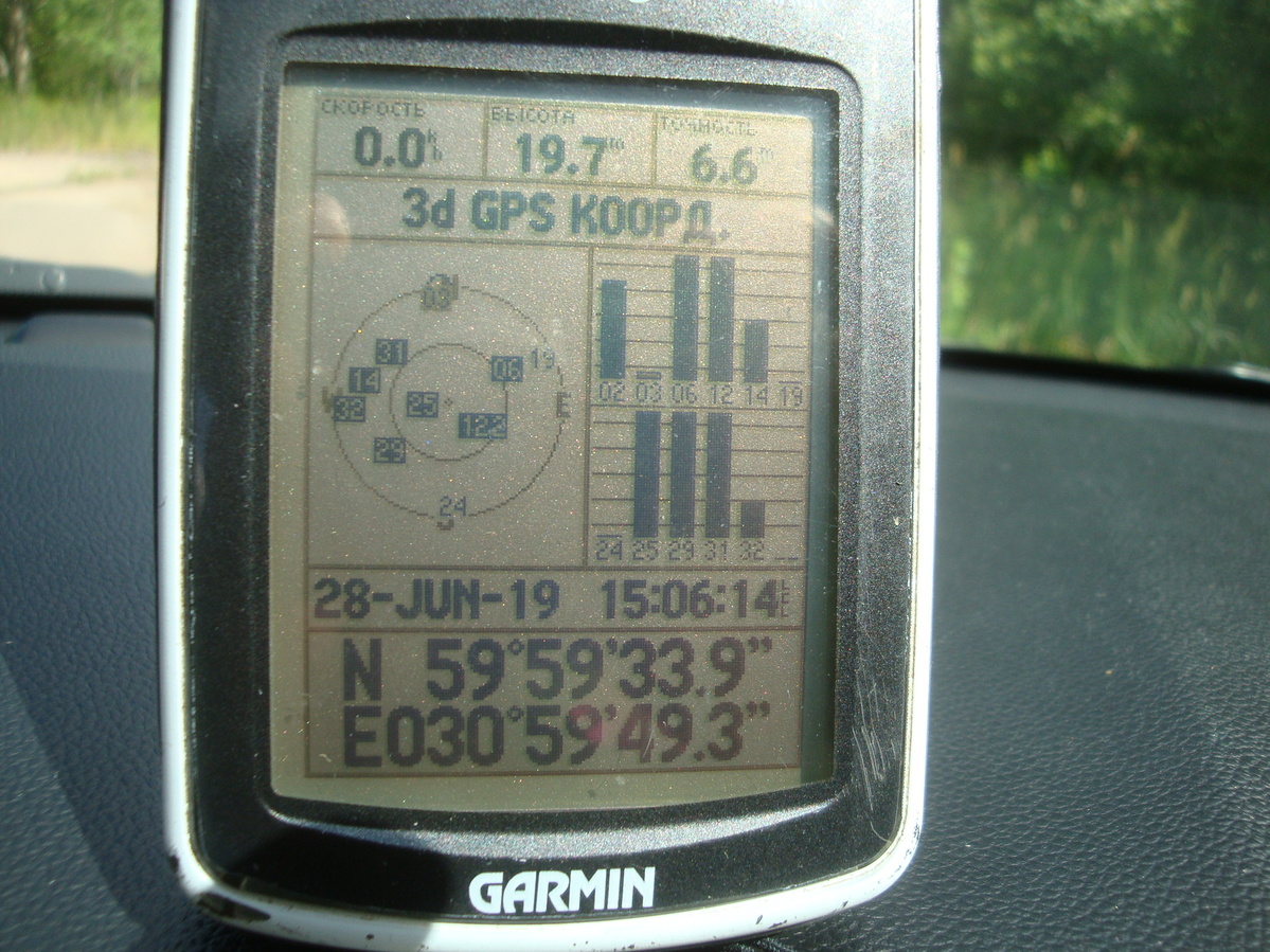 GPS reading