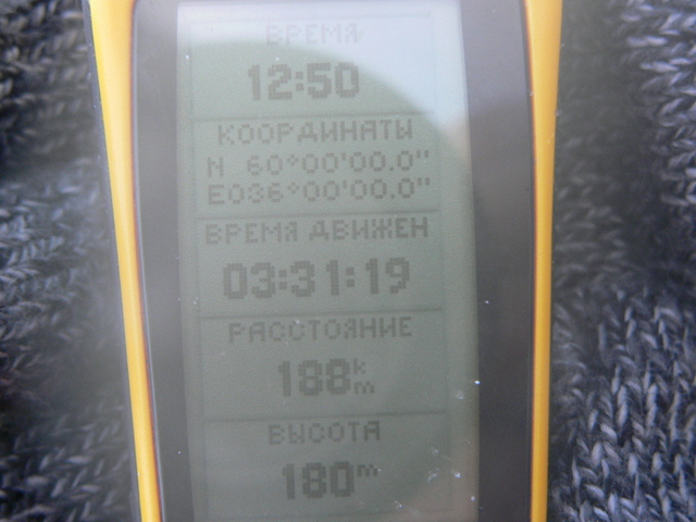 GPS reading