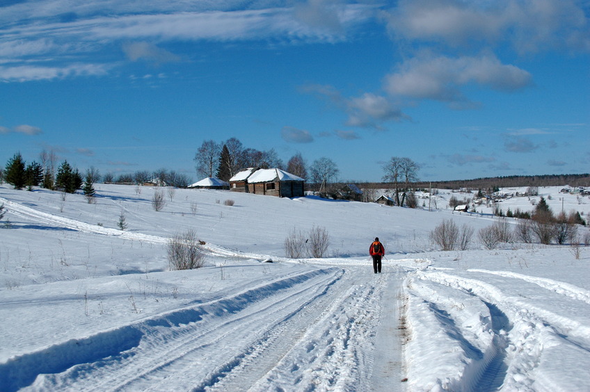 Icy road / Обледенелая дорога