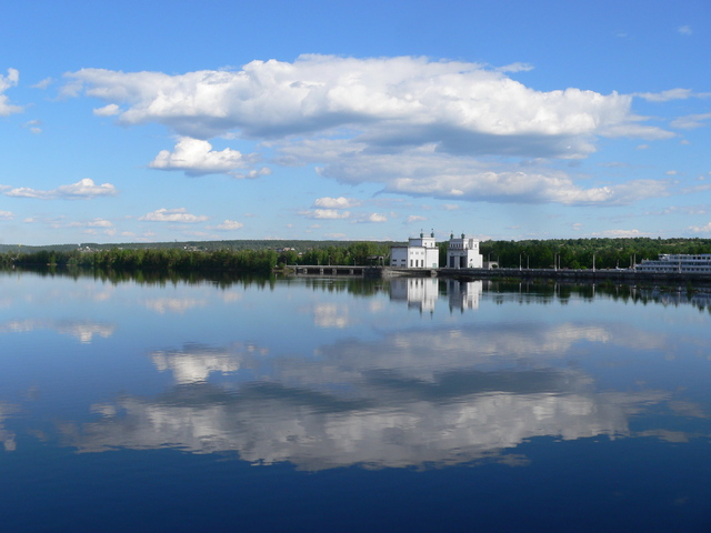 Sluiceway on river Svir' (шлюзы на реке Свирь)