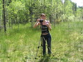 #6: Alena shooting us on the point (Алёна фотографирует нас, стоящих на точке)