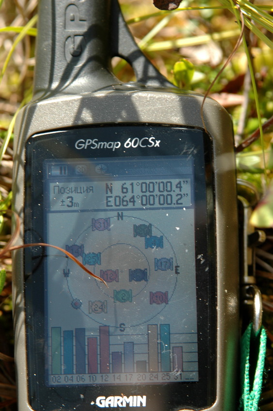 GPS reading