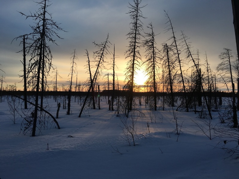 Sunset on the previous day / Закат накануне