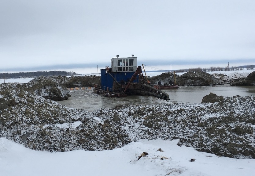 The bagger-ship / Драга