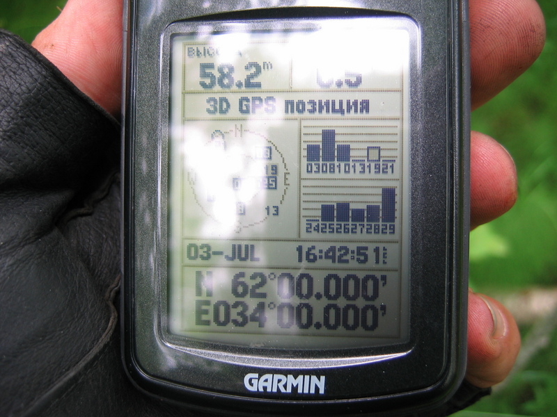 GPS reading