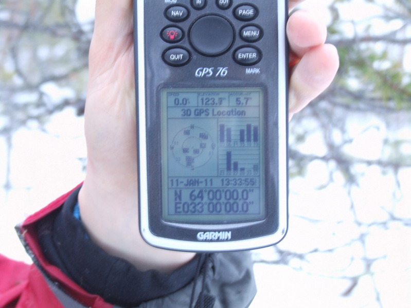 GPS reading